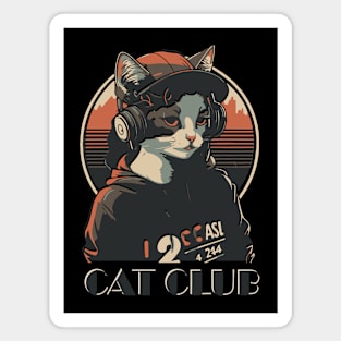 Cat Club Magnet